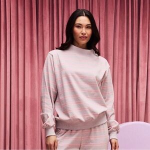 Parke Striped Mockneck